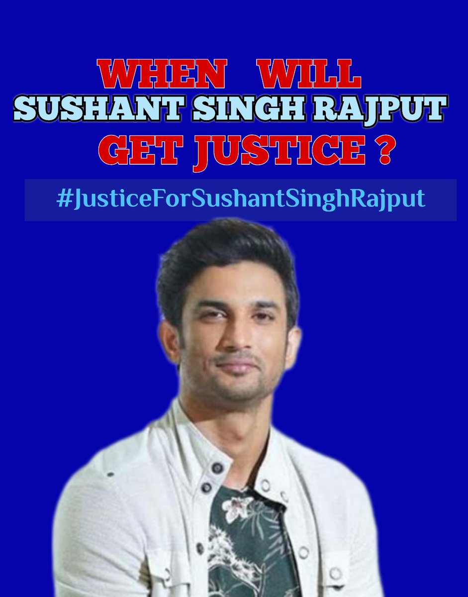 Center Prioritize Sushant Case
<a href="/PMOIndia/">PMO India</a>
<a href="/narendramodi/">Narendra Modi</a> ji,
 You were shocked by his passing away!The world knows now,tht he did not 'pass away'!He was 'snatched away' from us.
It's been 32 months now.He is still awaiting  Justice.
WHEN WILL SUSHANT SINGH RAJPUT GET JUSTICE,SIR?🙏🏻