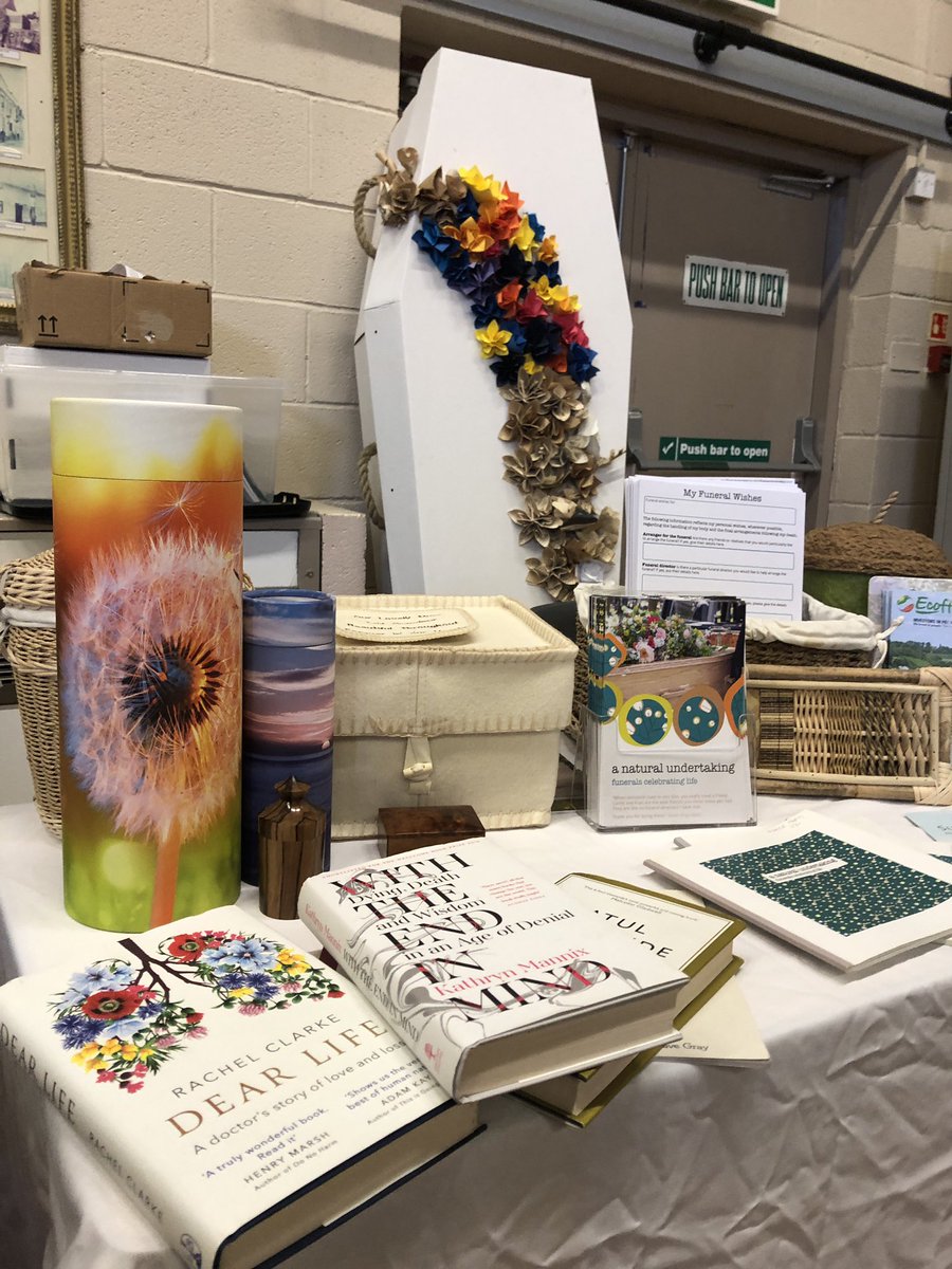 Here we are in Wordsley Community Centre supporting the team at their launch of Coffin Club in Margaret’s Memory. A lovely space to chat and learn about all things death and dying. Here til 2pm so do come along if you’re nearby.