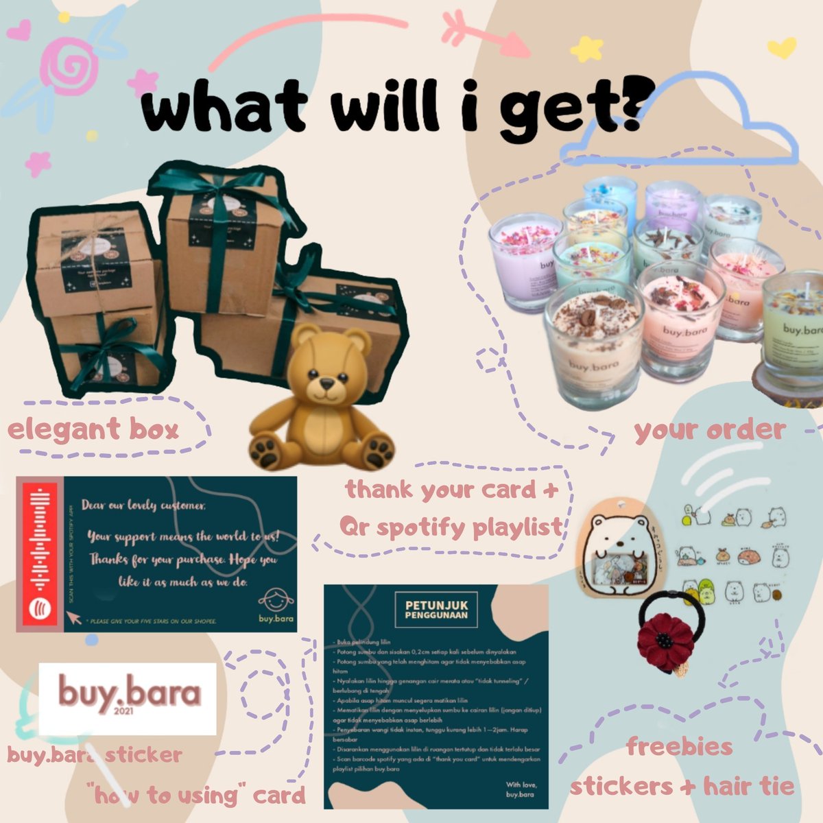 Jual scented candle with dried flower🦋 tweet media