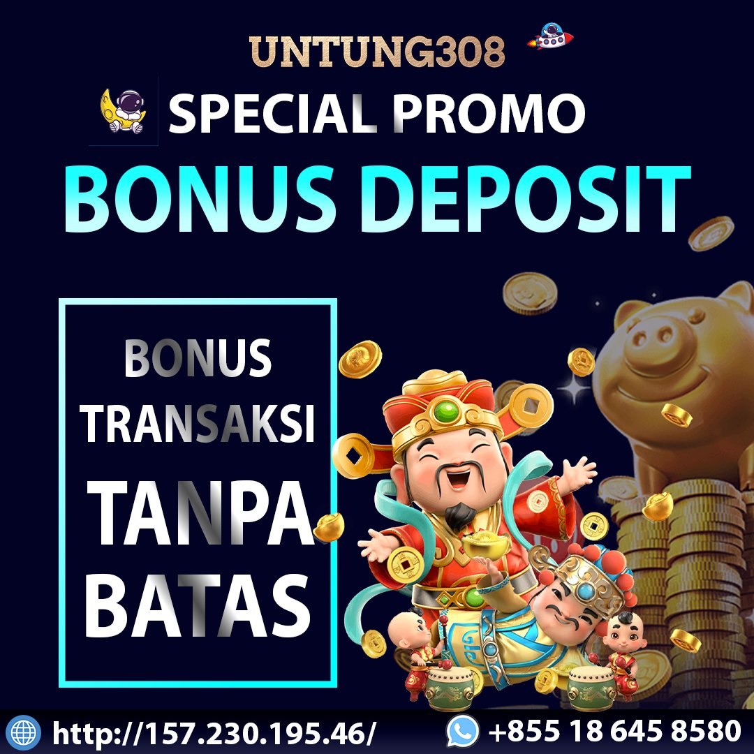untung308's tweet photo. Promo bonus deposit setiap transaksi tanpa batas situs slot terpercaya Untung308
.
.
.
.
#untung308 #slot #slotgacor #slotgacorhariini #freebet #giveaway #jumatberkah #malamminggucrot  #minggu https://t.co/UtfkasIjzY