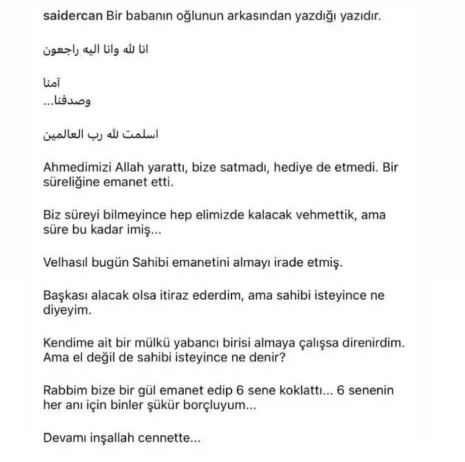 bu nasil bir teslimiyettir.. Rabbim hepimize boyle bir suur nasip eylesin 🤍