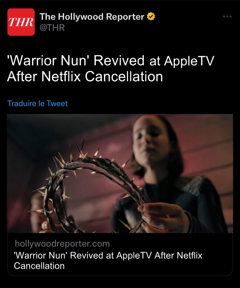 emhalobearer's tweet photo. GUYSSSSS  OMG????? 

(keep tweeting if you want to see it become real) #SaveWarriorNun #WarriorNun https://t.co/Vce7X6ByqF