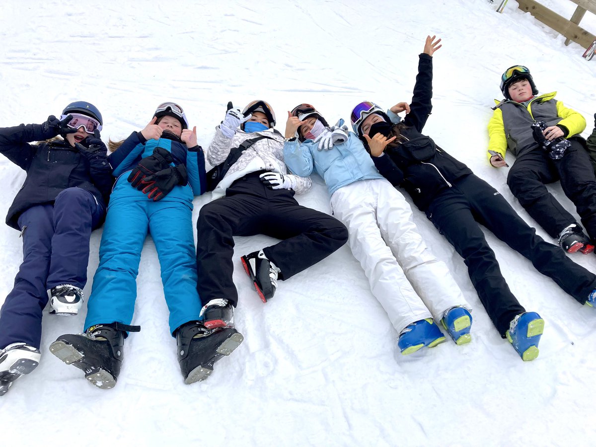 HodgsonAcademy's tweet photo. First morning on the slopes. Lots of high spirits so far. It’s all downhill from here! https://t.co/RSPLKclR3t