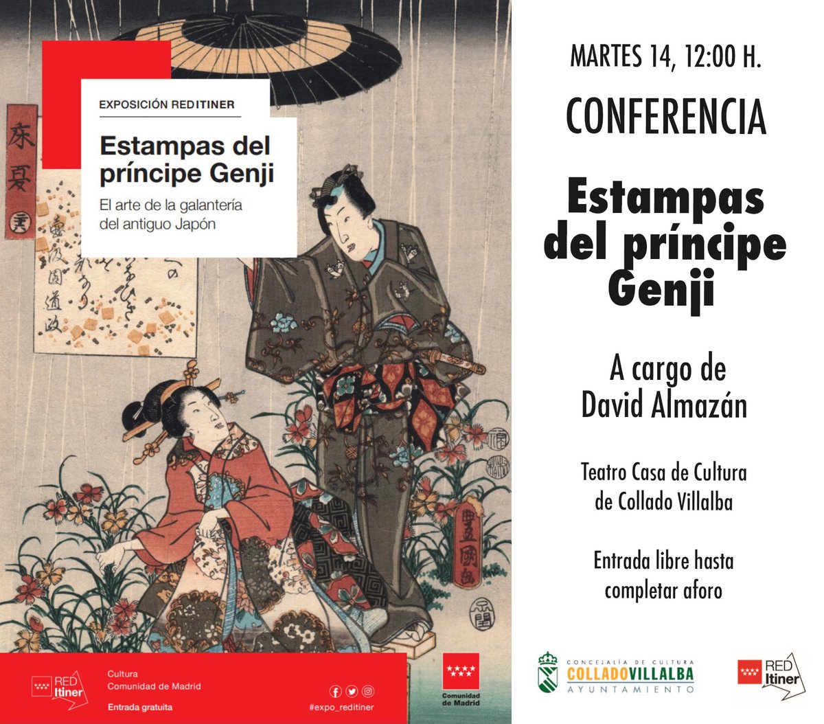 acfabula's tweet photo. Hasta el día 18 de febrero en la Sala de Exposiciones Julián Redondo contamos con una exposición de grabados japoneses denominada "Estampas del Príncipe Genji", que se puede visitar de lunes a viernes de lunes a viernes de 9 a 14 y de 16:30 a 20:30 h. https://t.co/FBHTbv0MVq