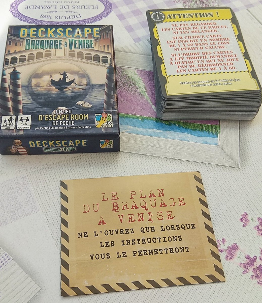 meyklar's tweet photo. De bon matin, on attaque #Deckscape « Braquage à Venise » 
MAIS il serait bien de respecter les règles écrites par un éditeur de #j2s qui a dû réfléchir à un moment pour les écrire... Je dis ça, comme ça... sans viser personne... 🙄🤣 https://t.co/JSlD8p8FhD