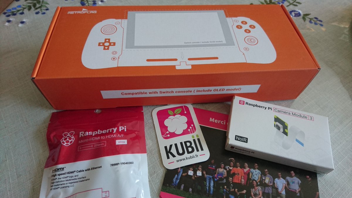 FunkyPiwy's tweet image. Merci @Kubii_RPi pour nous permettre enfin d&apos;avoir le contrôleur @RetroFlagcase pour #Switch 😍ainsi que les derniers #cameramodulev3 de @Raspberry_Pi #NoIR 🎉 et tout ça en temps record ⌚ 👏