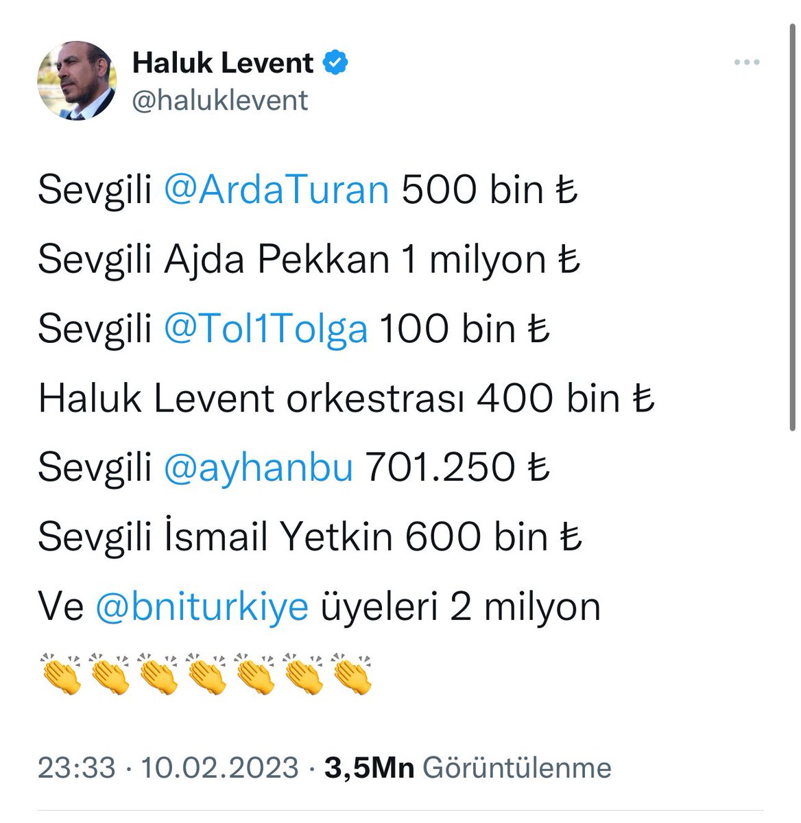 nargileuzmani's tweet photo. Bir el de sen ol , diyerek
başlattığımız bu davete katılan tüm sektör paydaşları, firmalar, shop'lar, tüketiciler hepinize depremzedeler adına teşekkür ederiz. ALLAH hepinizden razı olsun.
Bağışlarınız en faydalı olabilecek şekilde yerine ulaştırıldı. https://t.co/i5RHfdNYQs