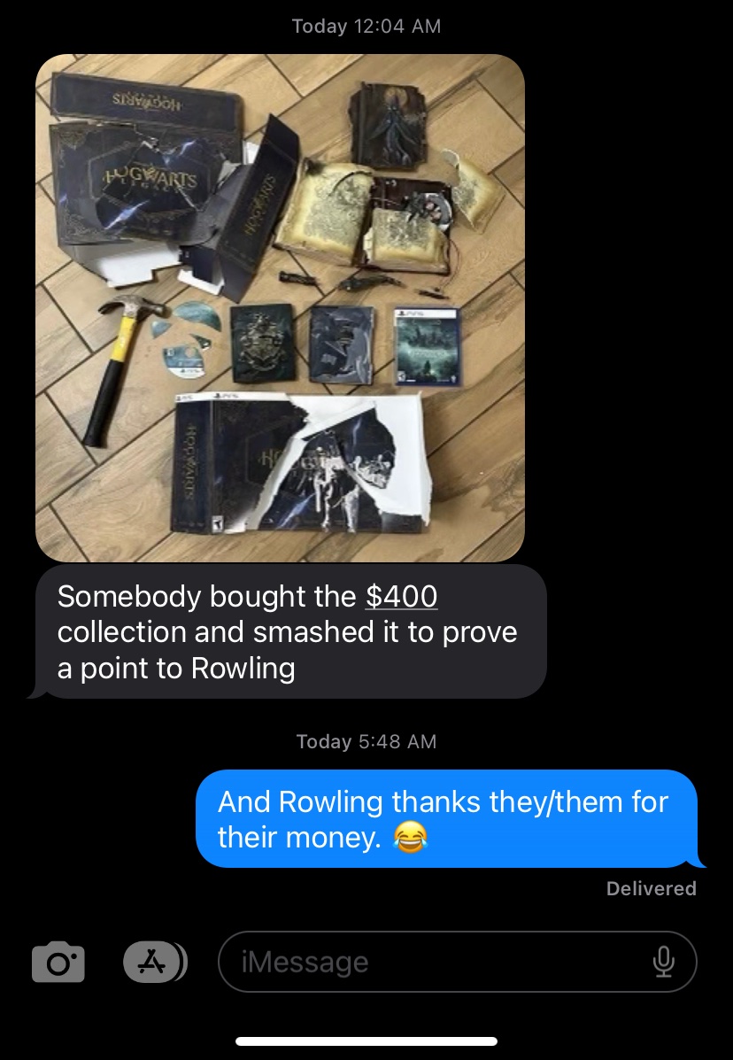 NickDoesLife1's tweet photo. @TheQuartering
#ThatWizardGame #HogwartLegacy #AFoolAndTheirMoney https://t.co/zUoQODpTej