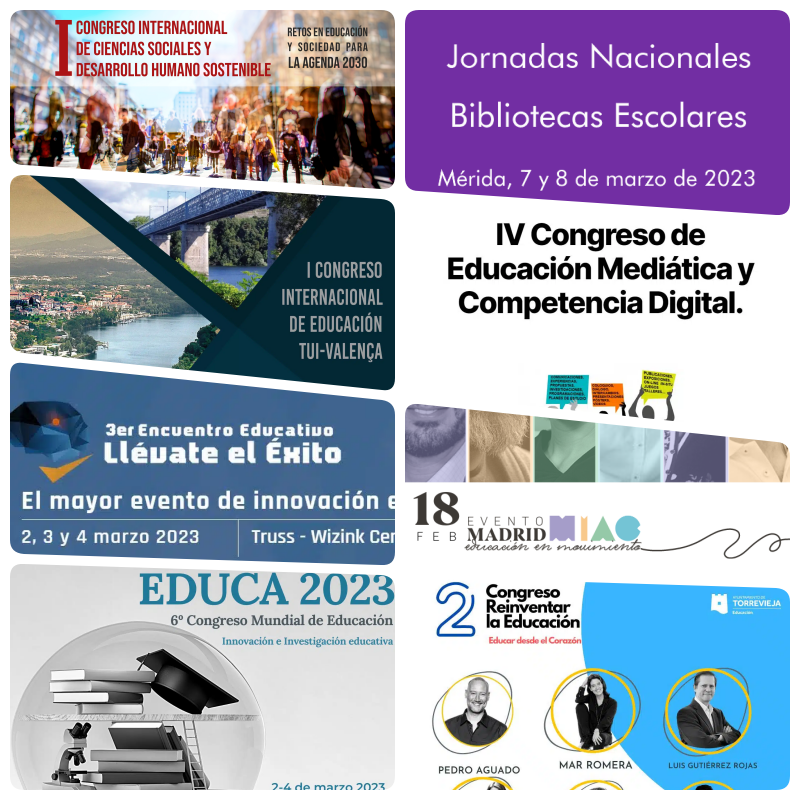 alvaroterron_'s tweet photo. 👨‍🏫📅 Eventos educativos que no te puedes perder antes de Semana Santa 2023.

https://t.co/5YKqG30vFu 

Abro 🧵con #Congresos #Jornadas #Seminarios #Educación https://t.co/ZksqvNGGoX