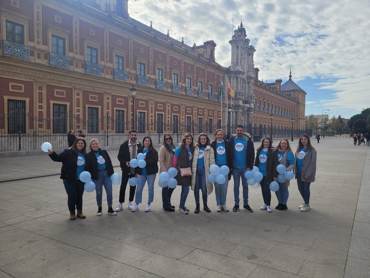 plataformaticei's tweet photo. 💙 ¡Van llegando las personas a la puerta de San Telmo, en #Sevilla!

🗣️ ¡Juntos alcemos la voz por la #MareaCeleste! 

#plataformaticei03 https://t.co/RYWnjsAkF8