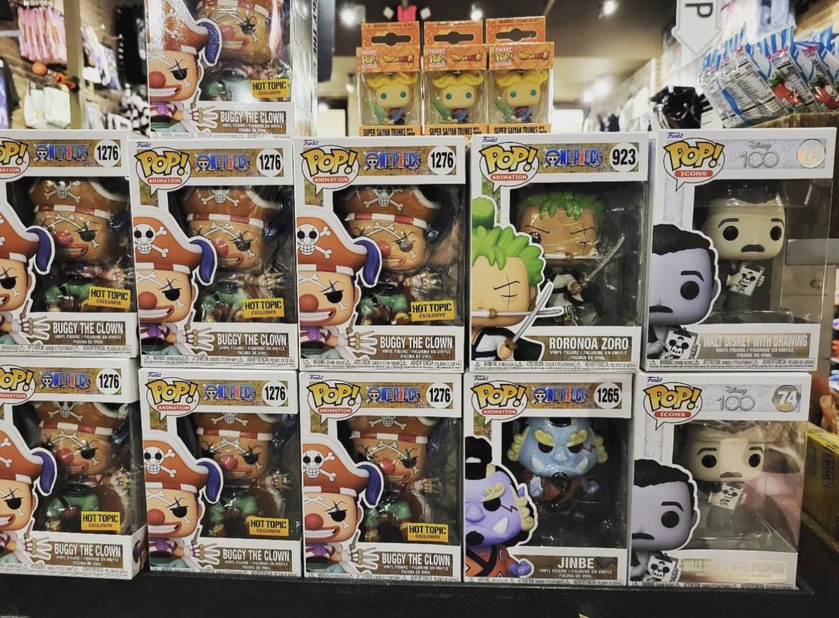 funkofinderz on Twitter "One Piece Funko Pop! are finally arriving at Hot Topic stores