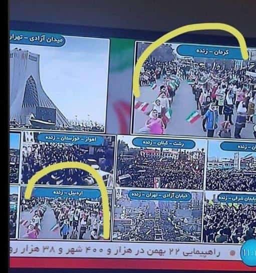 hafez_sayedzade's tweet photo. اینم از #صدا_و_سيما در کشور ما آخه #دروغ به این آشکاری #خدا خودش برای ما خیر بیاره با این همه #سوتی ... 
#ایران #بهمن۲۲ https://t.co/T0gjJOynZu