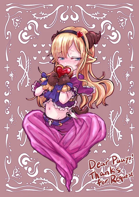 いつもリクエストありがとうございます✨✨✨
バレンタインの可愛いレベッカちゃん🥰✨
Happy Valentine🍫✨✨✨
#Skeb #Commission #依頼受付中 #バレンタイン 