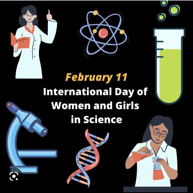 Celebrating all the female scientists today.