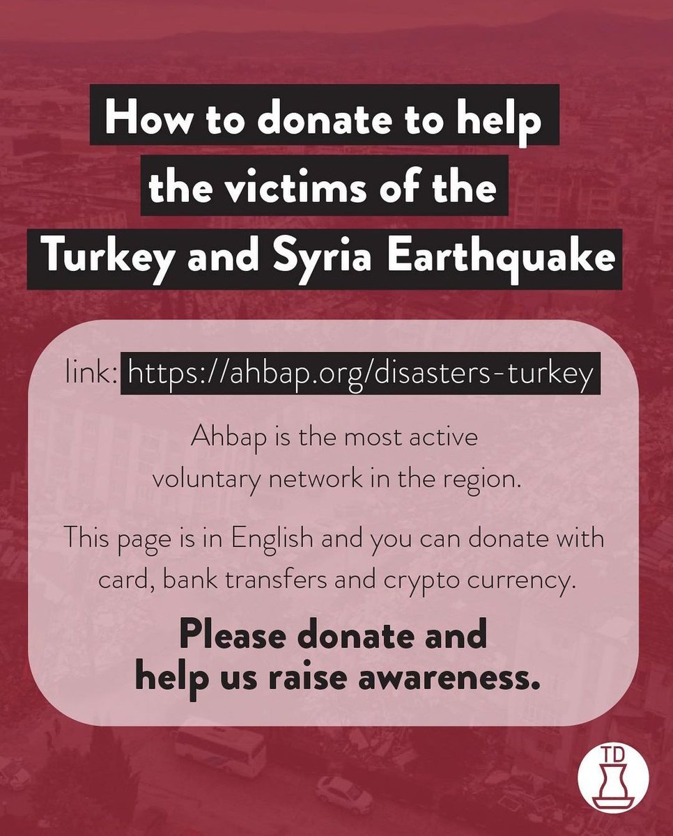 enhypenturkeyy's tweet photo. Turkiye has been hit by devastating earthquakes reaching magnitudes of 7.7 More than 20.000 casualties have been reported but the number is expected to increase much more.

You can help us by retweeting our tweets or donating via this link:
🔗: https://t.co/zXY1x9aj8Q https://t.co/EnrxNhW0CB