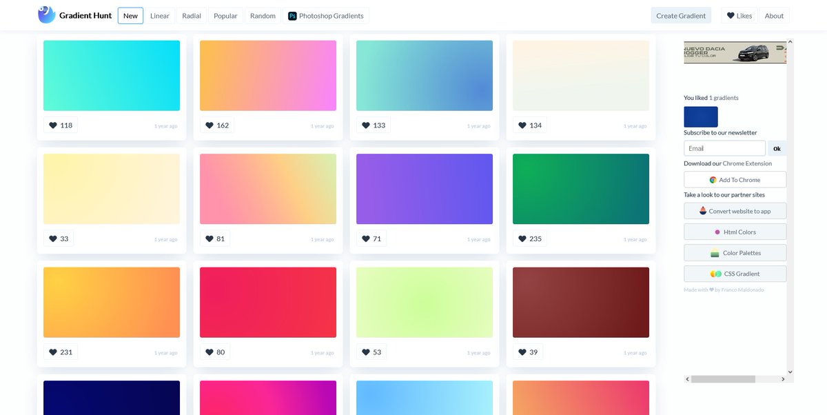 cadabullos_web's tweet photo. 4 sitios web donde encontrar gradientes y paletas de colores para tus diseños

¡Encuentra inspiración o copia y pega!

[ ABRO HILO ] 🧵 

#css #gradientes #cadabullos https://t.co/HvqooWxpDl