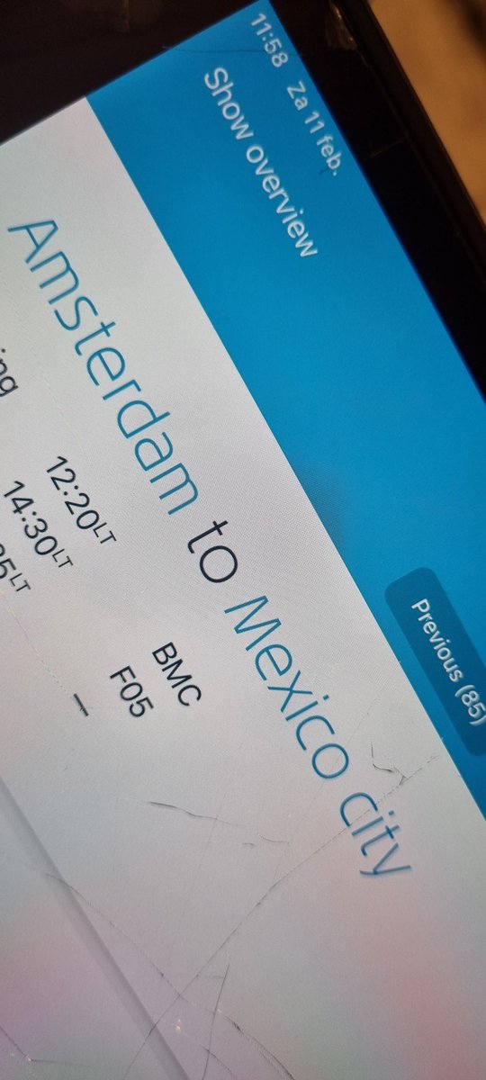 PascalFCDB's tweet photo. Toch nog opgeroepen... op naar #MexicoCity #KL685 #KLM #travelallovertheworld daarna #oeteldonk https://t.co/dXSGJVHvhL