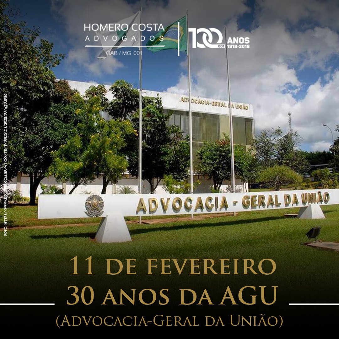 HomeroCostaAdvs's tweet image. Parabéns @AdvocaciaGeral pelos seus 30 anos de história e dedicação à defesa dos direitos da União, dos interesses do Estado brasileiro e do patrimônio público.  

#HomeroCostaAdvogados 
#AGU 
#PoderJudiciário