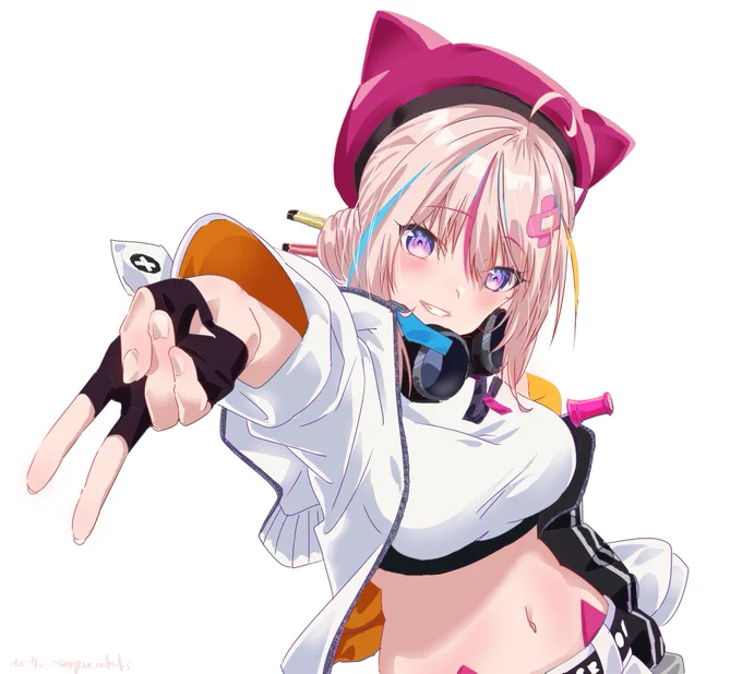 新衣装可愛すぎて衝撃受けました#あおぎり高校美術部 #大代真白 
