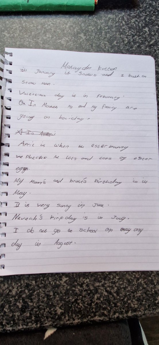 Amy22608295's tweet photo. @HartleyBrookPri @HBMrWasteney Makayden woke me up at 6am to do his homework. We've now completed it all so might get a lay in tomorrow 🤣. At least he's on his A game and can now enjoy his week off without rushing to do it all. https://t.co/btSWSgdn3i