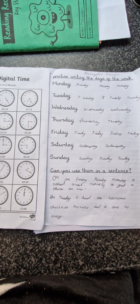Amy22608295's tweet photo. @HartleyBrookPri @HBMrWasteney Makayden woke me up at 6am to do his homework. We've now completed it all so might get a lay in tomorrow 🤣. At least he's on his A game and can now enjoy his week off without rushing to do it all. https://t.co/btSWSgdn3i