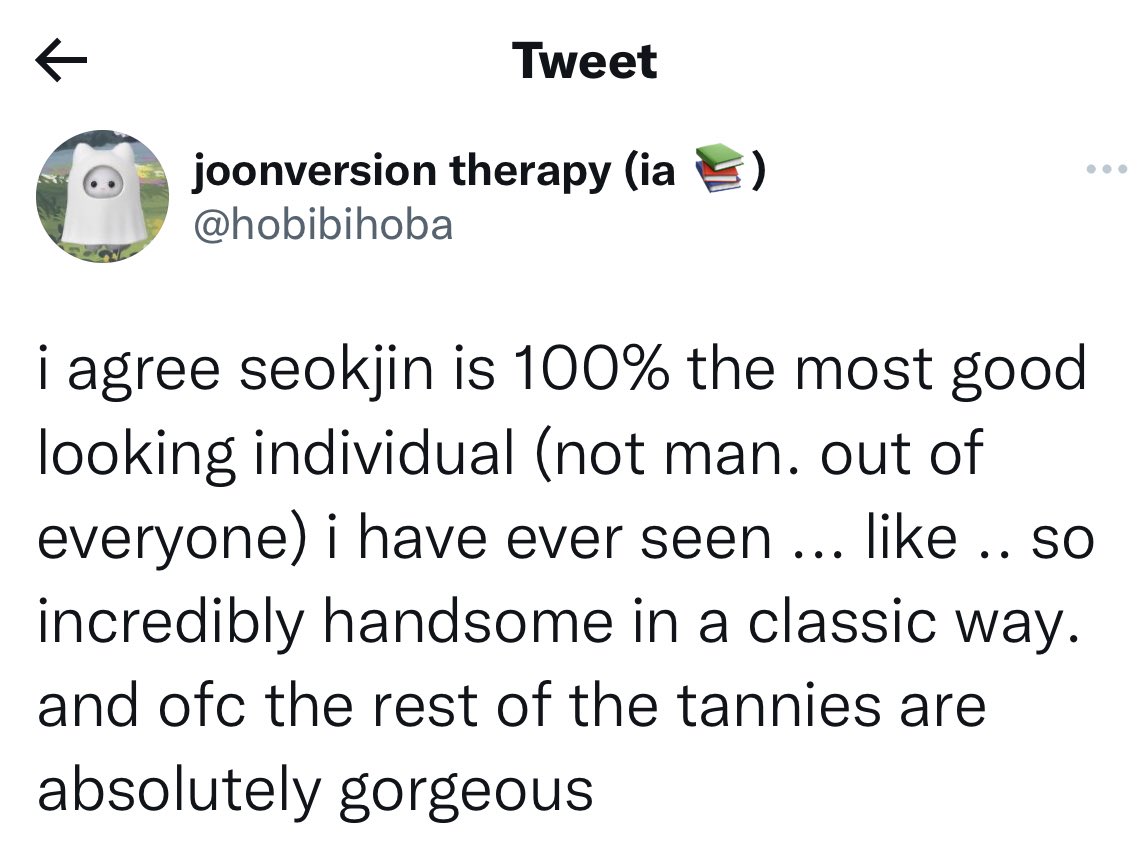 jinslookbook's tweet image. The distinction between “not man, out of everyone” is so 😭