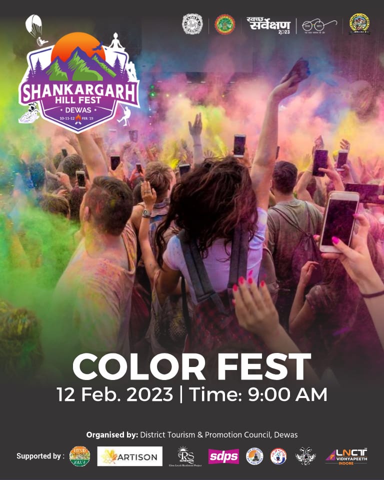 swachhdewas1's tweet image. #ShankargarhHillFest में 12 फरवरी को सुबह 9 बजे होने वाले #ColorFest में रजिस्ट्रेशन करने के लिए नीचे दी गई लिंक🔗पर जाएं।

Organised by District Tourism &amp;amp; Promotion Council,
Dewas.

docs.google.com/forms/d/e/1FAI…

@MPTourism @tourismgoi