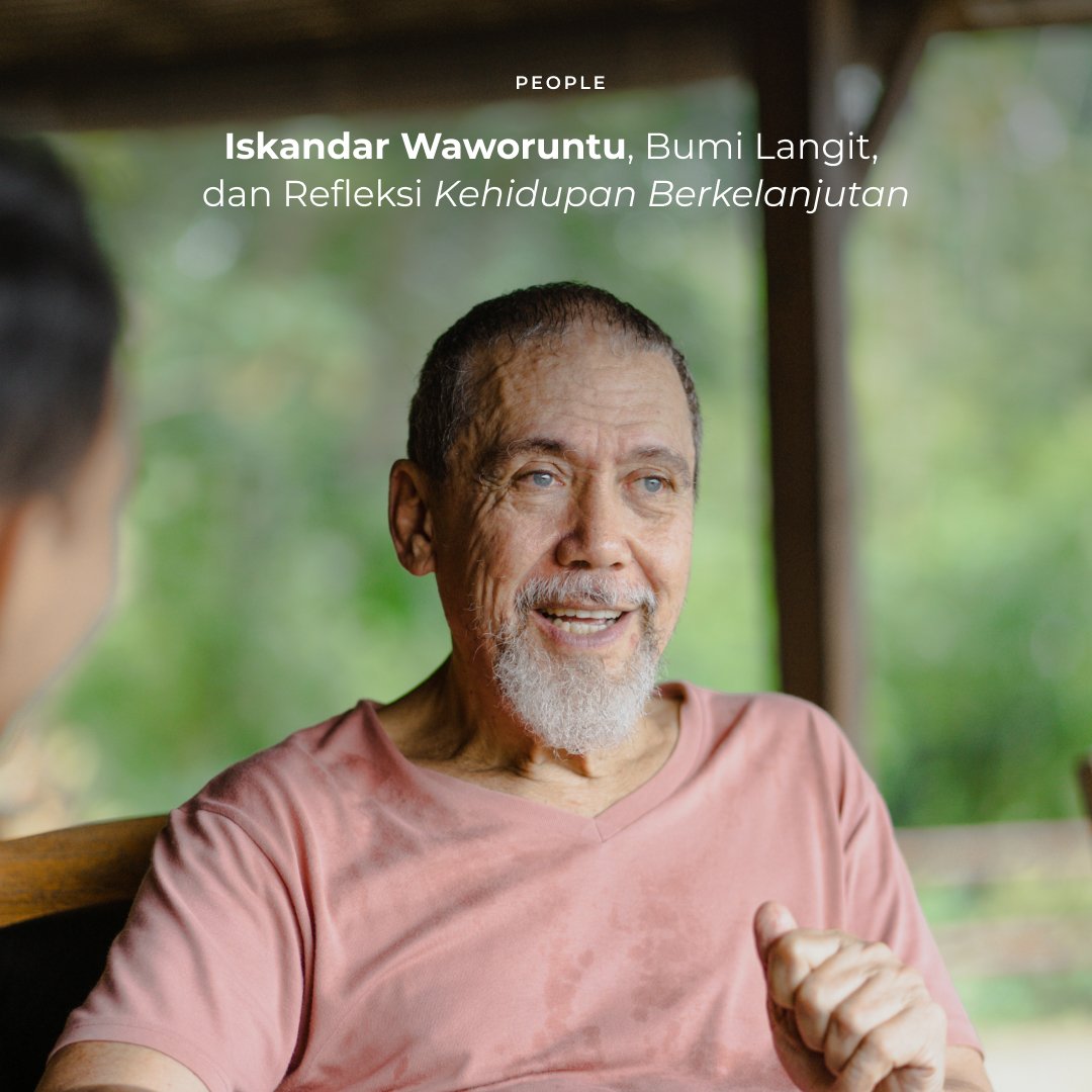 howdyindonesia's tweet photo. #HowdyToday: Kami menemui Iskandar Waworuntu, pendiri Bumi Langit Institute, living space yang mengedepankan hubungan baik manusia dan alam. Menurutnya, gaya hidup bekelanjutan dapat diwujudkan melalui nilai spiritual dalam diri manusia. Selengkapnya: https://t.co/DzpQAKU5M0 https://t.co/abh1cBvMVl