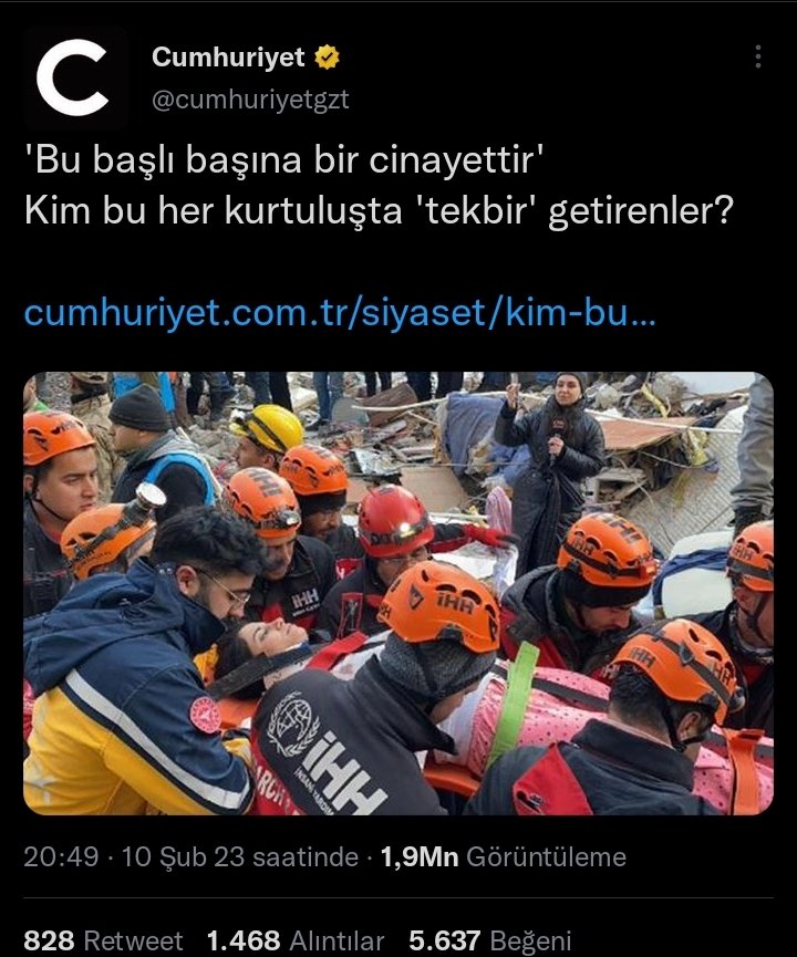 Müslüman bi toplumun "Allah c.c Büyüktür" demesini mi yadırgadın Çamurhiyet."Oh my Got" desek iyiydi dimi...Allahuekber☝️