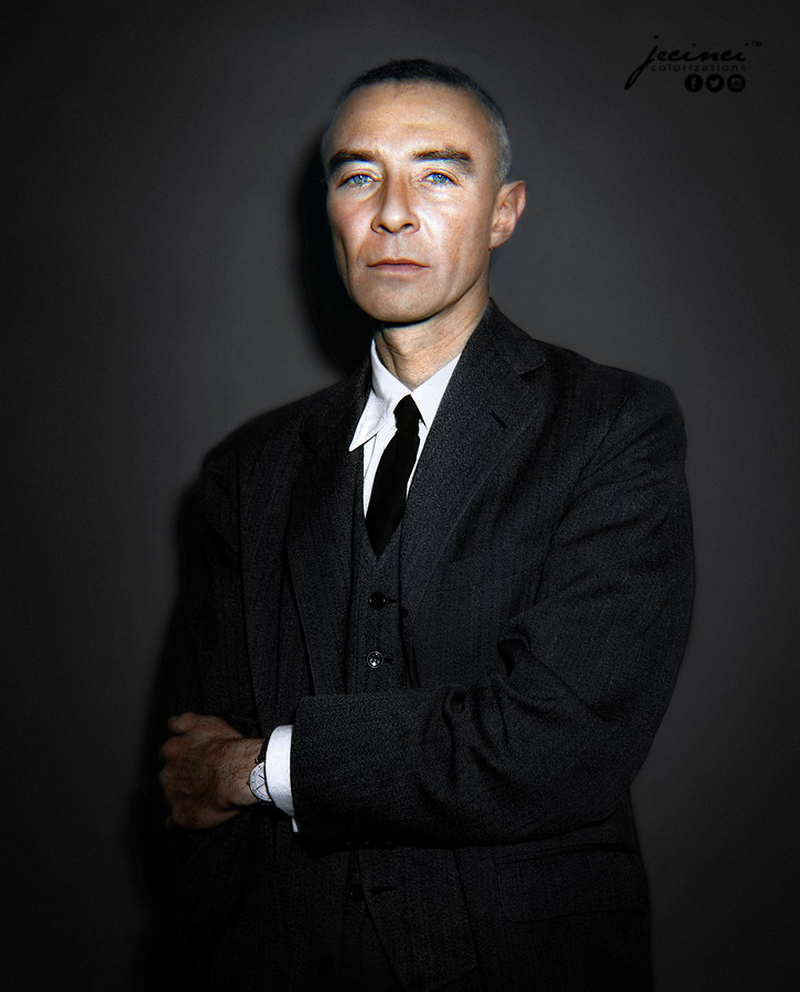 historyin_color's tweet image. &quot;The Destroyer of Worlds&quot; - Julius Robert Oppenheimer ~ 1952.
