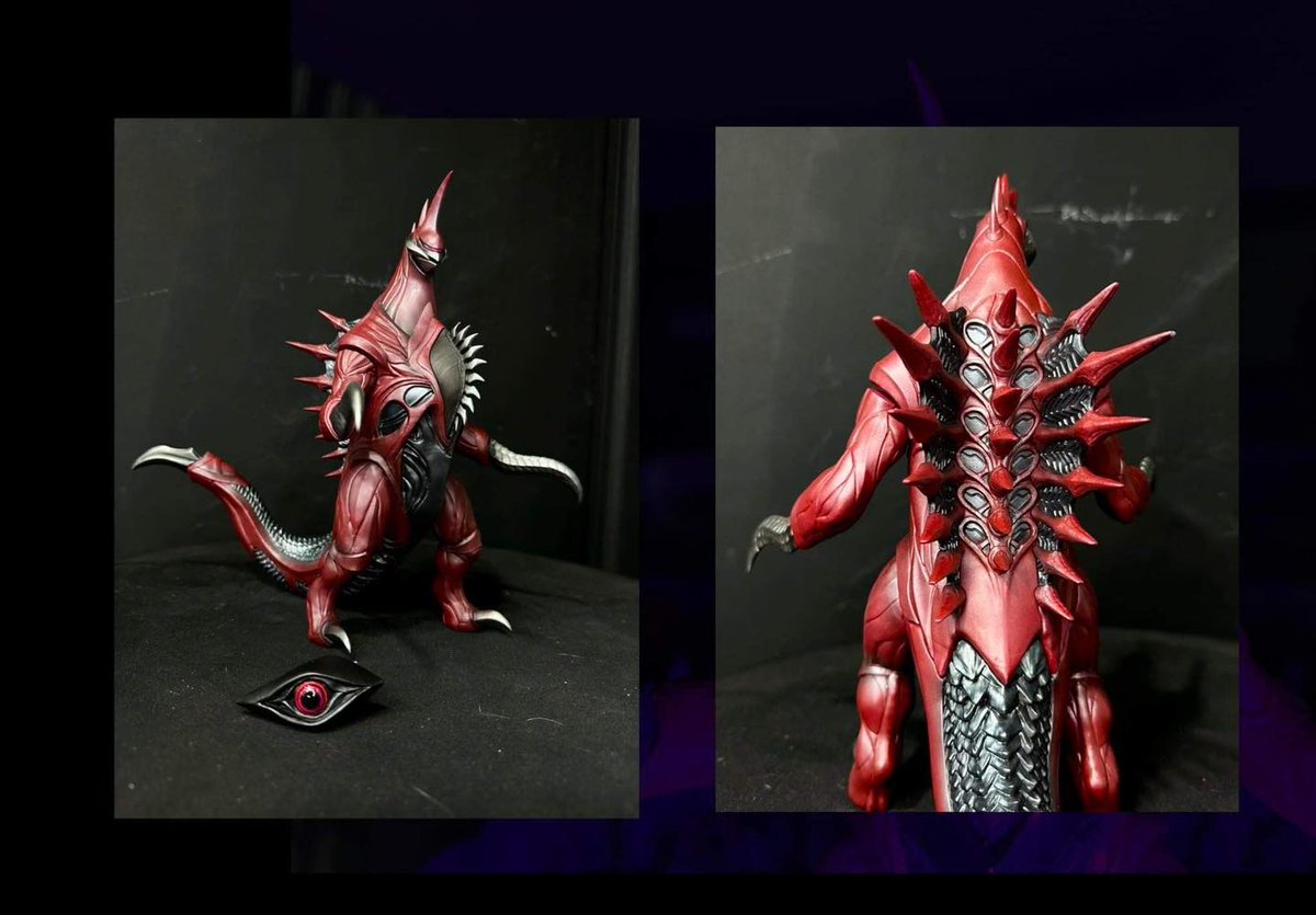 Open Order "The Red King"
paint job
Price            8,500 THB ( 253 USD)
Resale         9,500 THB ( 283 USD )
Deposit       4,000 THB ( 134 USD )
Material : Resin
Height : 25 CM.
*The parts of the chest and eyes will reflect the blacklight.
facebook.com/Carla.Custom