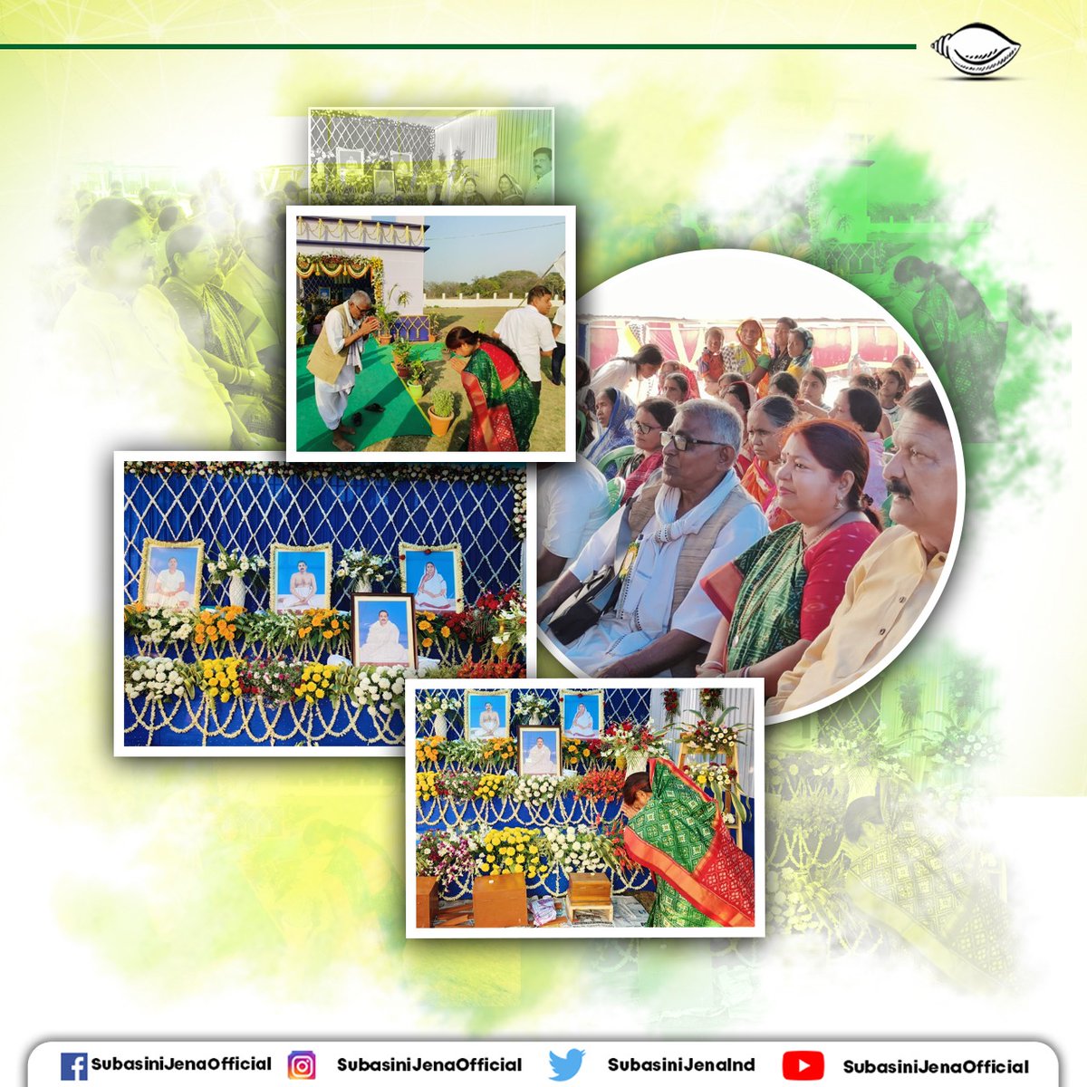 SubasiniJenaInd's tweet photo. ବସ୍ତା ବ୍ଲକ୍ ସତସଙ୍ଗ ବିହାରରେ ଆୟୋଜିତ ଯୁଗ ପୁରୁଷୋତ୍ତମ ପରମ ପ୍ରେମମୟ ଶ୍ରୀ ଶ୍ରୀ ଠାକୁର ଅନୁକୂଳ ଚନ୍ଦ୍ରଙ୍କର ପୁଣ୍ଯ ଶୁଭ ଆବିର୍ଭାବ ମହାମହୋତ୍ସବରେ ଯୋଗଦେଇ ଠାକୁରଙ୍କ ଆଶୀର୍ବାଦ ଭିକ୍ଷା କଲି l

#JayGuru #AnukulaChandra #SatsangVihar
#BandePurusottamam
#Basta https://t.co/ygyfOzDswa