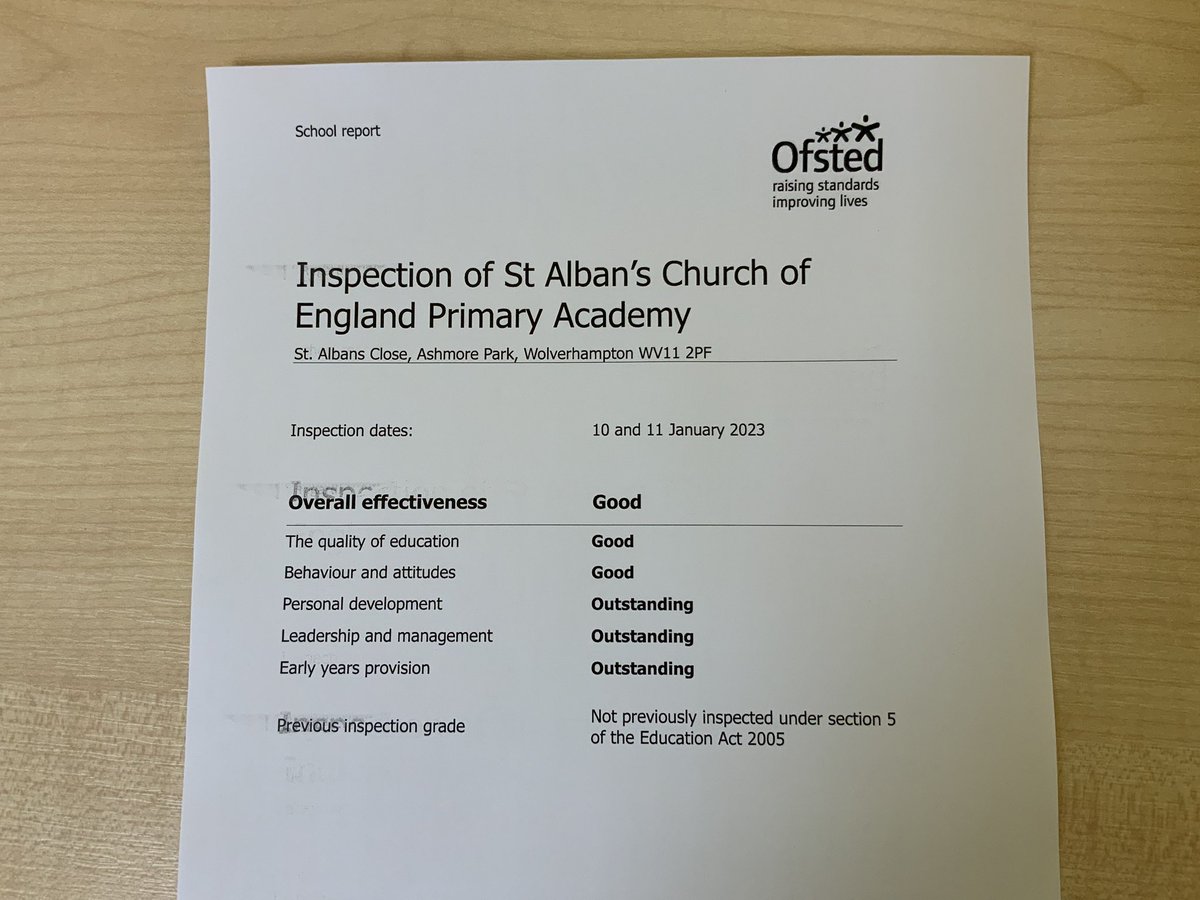 ManorMATrust's tweet photo. Wow!!!!! Well done Saint Alban’s!!!! This is an incredible outcome! The school has never been a good school its history. The children and the community deserve this!!! https://t.co/jYLav0p7bR