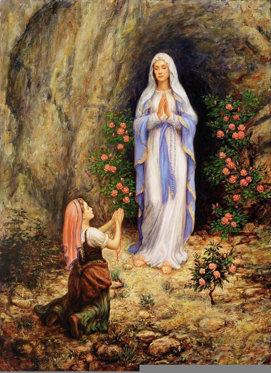 Our Lady of Lourdes, pray for us.

#11February #OurLadyOfLourdes #KalinaB