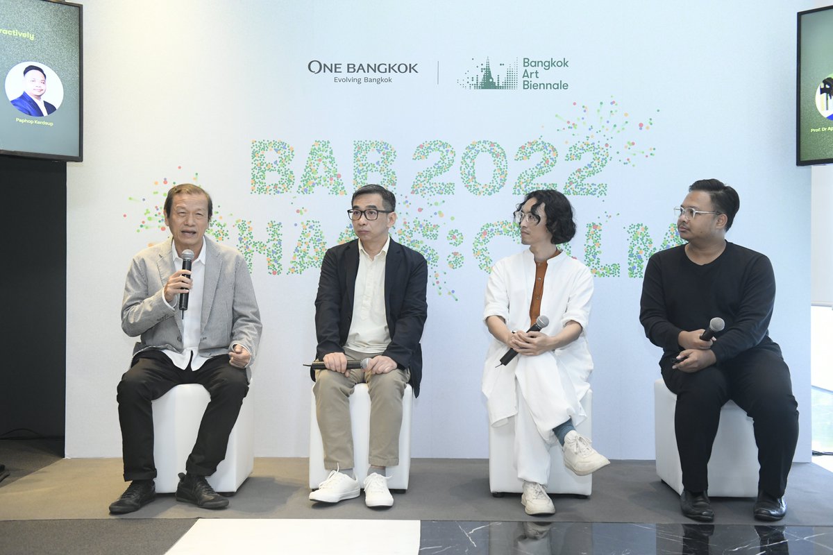 one_bangkok's tweet photo. #OneBangkok ร่วมกับ #BAB2022 จัดเสวนา “การวิจัยเชิงปฏิบัติการศิลปะโดยการอ่านผ่านกันและกัน เกี่ยวกับแนวคิดและกระบวนการสร้างสรรค์งานศิลปะของจิตติ เกษมกิจวัฒนา เจ้าของผลงาน #SilentDREAM จัดขึ้นที่ #ThePreludeOneBangkok https://t.co/32lSeC6CRp