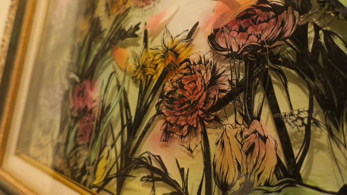 切り絵で命輝くお花の世界を描いています #私の世界へご案内します 