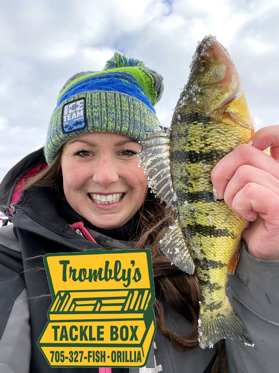 FishHardDave's tweet photo. Judging by her smile, we not sure that anyone is having more fun competing in the Lake Simcoe JUMBO Throwdown than Kristy Maguire!😃 Congrats Kristy you’re the week 3 @tromblystacklebox FOTO FUN winner! Drop into to pick up your prize! #TromblysTackleBox #FOTOFUN #Winning https://t.co/aJMP1CkHAV