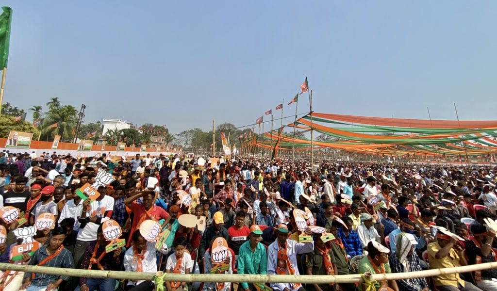 DrRutvij's tweet photo. "त्रिपुरा में मोदी प्रेम के अद्भुत द्वश्य" https://t.co/9j6n8LjWPH
