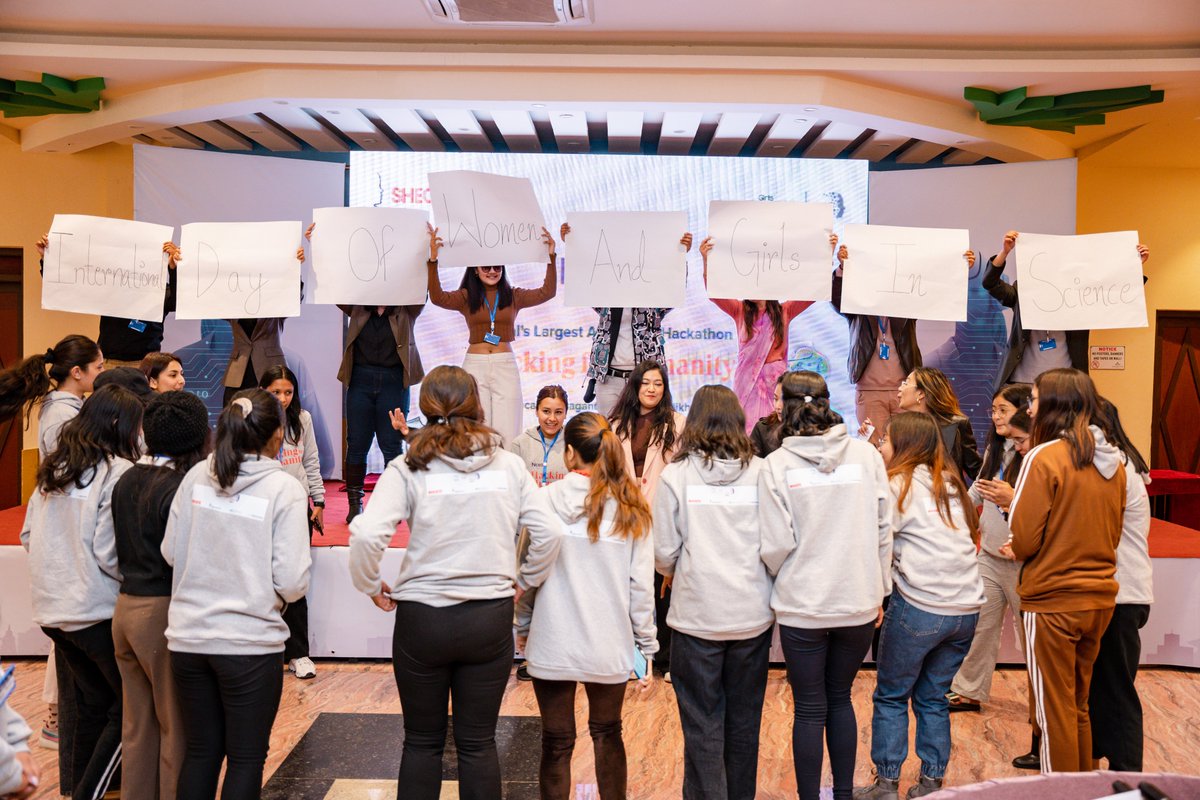 shequal_org's tweet photo. Celebrating February 11, International Day of Women and Girls in Science with a surprise Flashmob, because we know that girls who dance today, code tomorrow!
#h4h #allfemalehackathon #itshertime #hackathon https://t.co/ZWKoIYk1aG