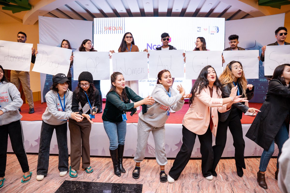 shequal_org's tweet photo. Celebrating February 11, International Day of Women and Girls in Science with a surprise Flashmob, because we know that girls who dance today, code tomorrow!
#h4h #allfemalehackathon #itshertime #hackathon https://t.co/ZWKoIYk1aG