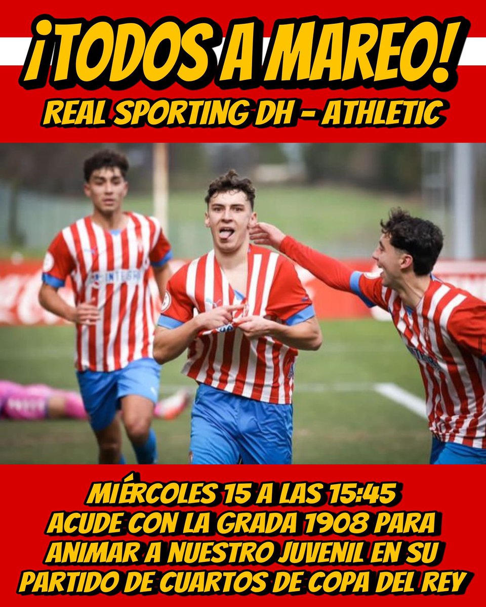 Grada1908_RSG's tweet photo. 🫡MAREO,ORGULLO DE GIJÓN 🔴⚪️

#SiempreSporting https://t.co/rXDvgiZVYt