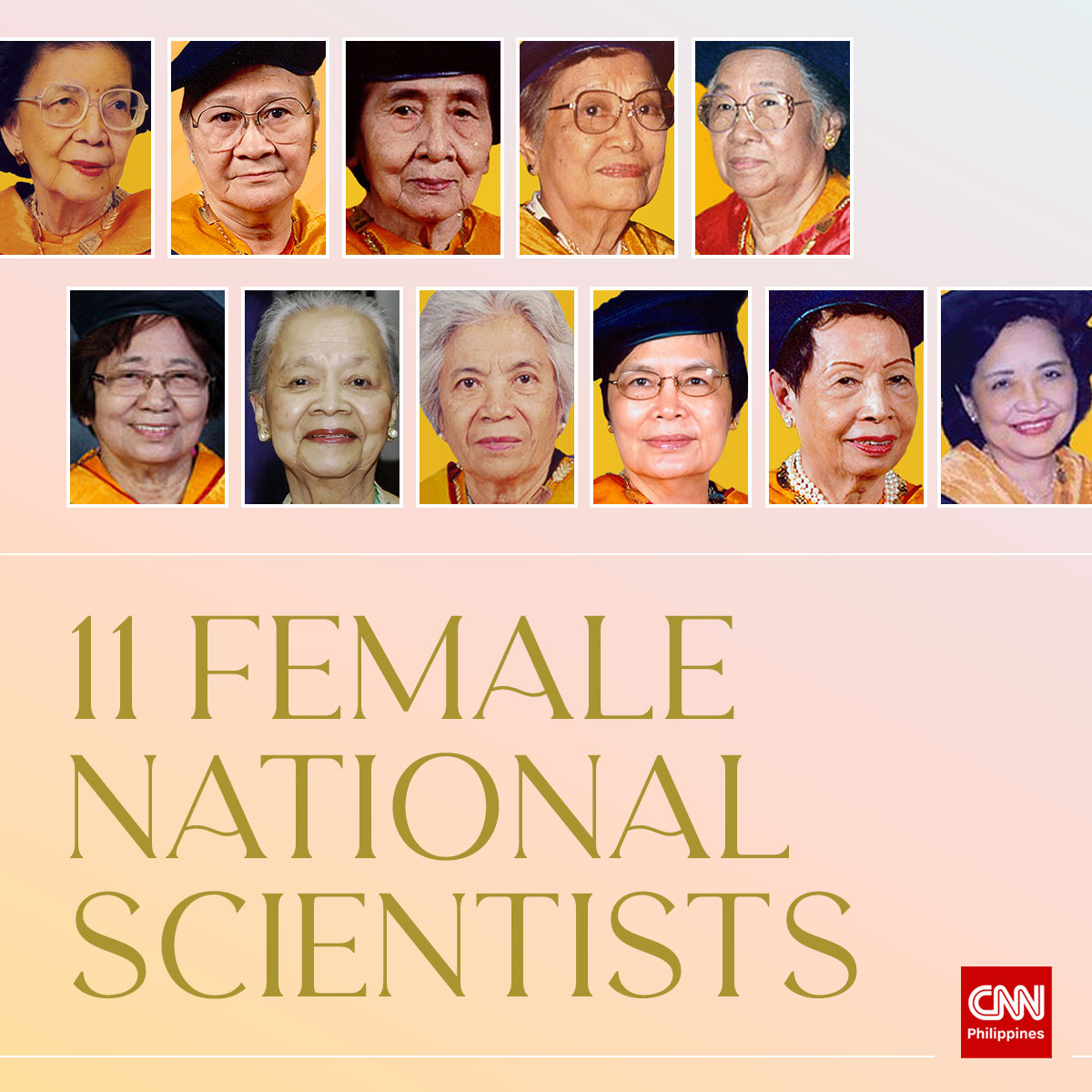 newswatchplusph's tweet photo. As we celebrate the International Day of Women and Girls in Science, we recognize eleven national scientists who paved the way for Filipinas to pursue various scientific fields in the country. #WomenInScience https://t.co/v7mxHqkKYV