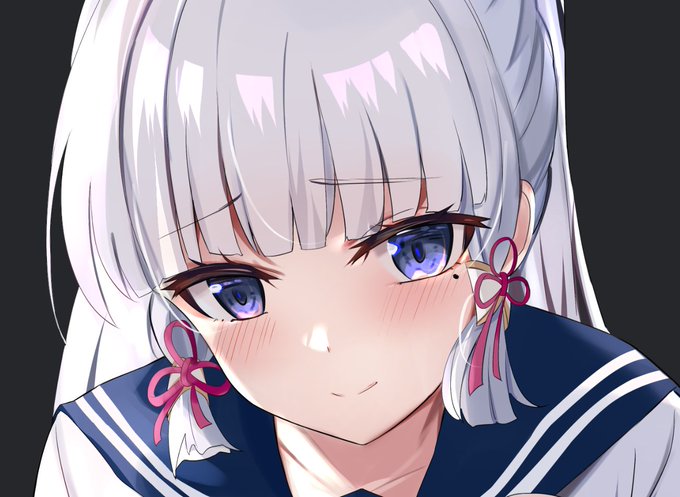 神里綾華描いてる途中 