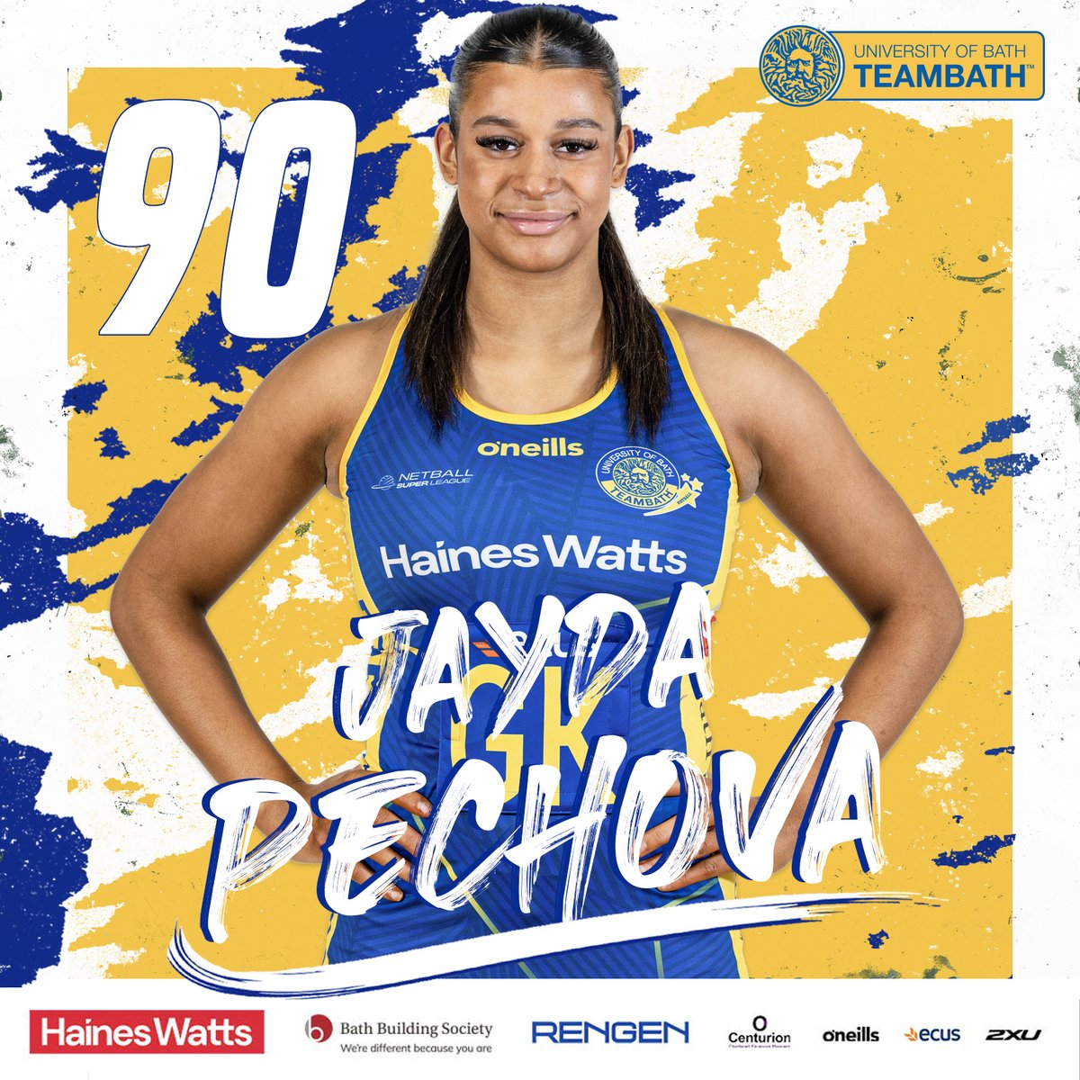 Team Bath Netball (@teambathnetball) on Twitter photo Jayda Pechova makes her Team Bath <a href="/NetballSL/">Netball Super League</a> debut as she comes on at GK in the second quarter
#BlueAndGold #NewChapter #NSL2023 Jayda Pechova makes her Team Bath <a href="/NetballSL/">Netball Super League</a> debut as she comes on at GK in the second quarter
#BlueAndGold #NewChapter #NSL2023