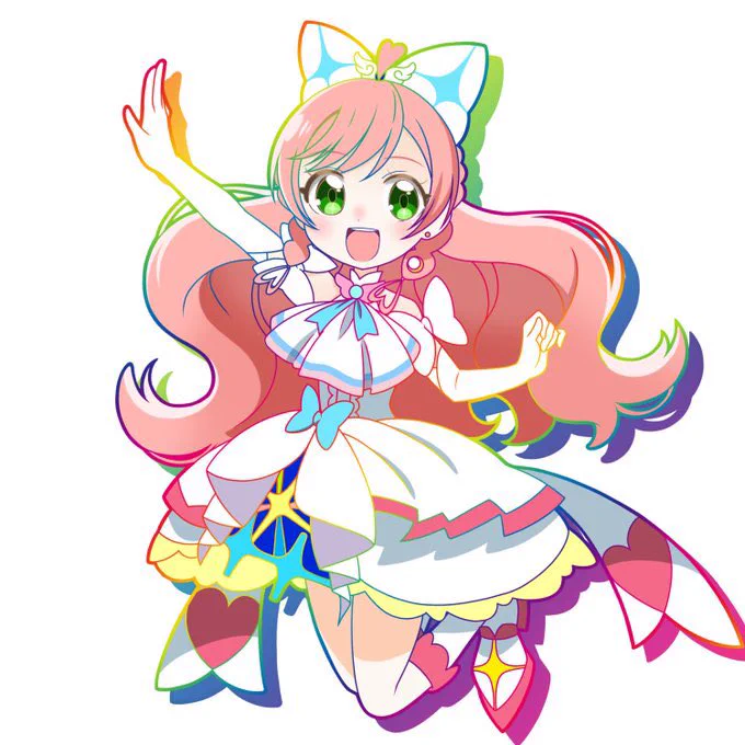 虹キュアまとめ?#私これでも成長したんです展 #プリキュア20周年 パルフェ→サマー→プリズム(new)作品と共に私も成長してたら良いなぁ(笑) 