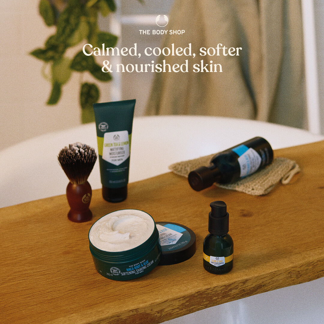 denisejovic's tweet photo. All your skincare needs are covered by The Body Shop! 👌

Have a look at our range of grooming products by taking a look at my website today! We've got it all!🤩 

https://t.co/Ma6RsYyrsM 

#Men #SkinCare #TBSAH https://t.co/Pm7uwgdizr
