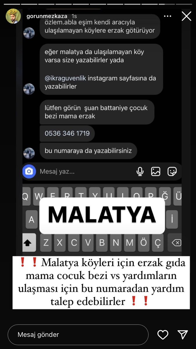 Malatya için !!