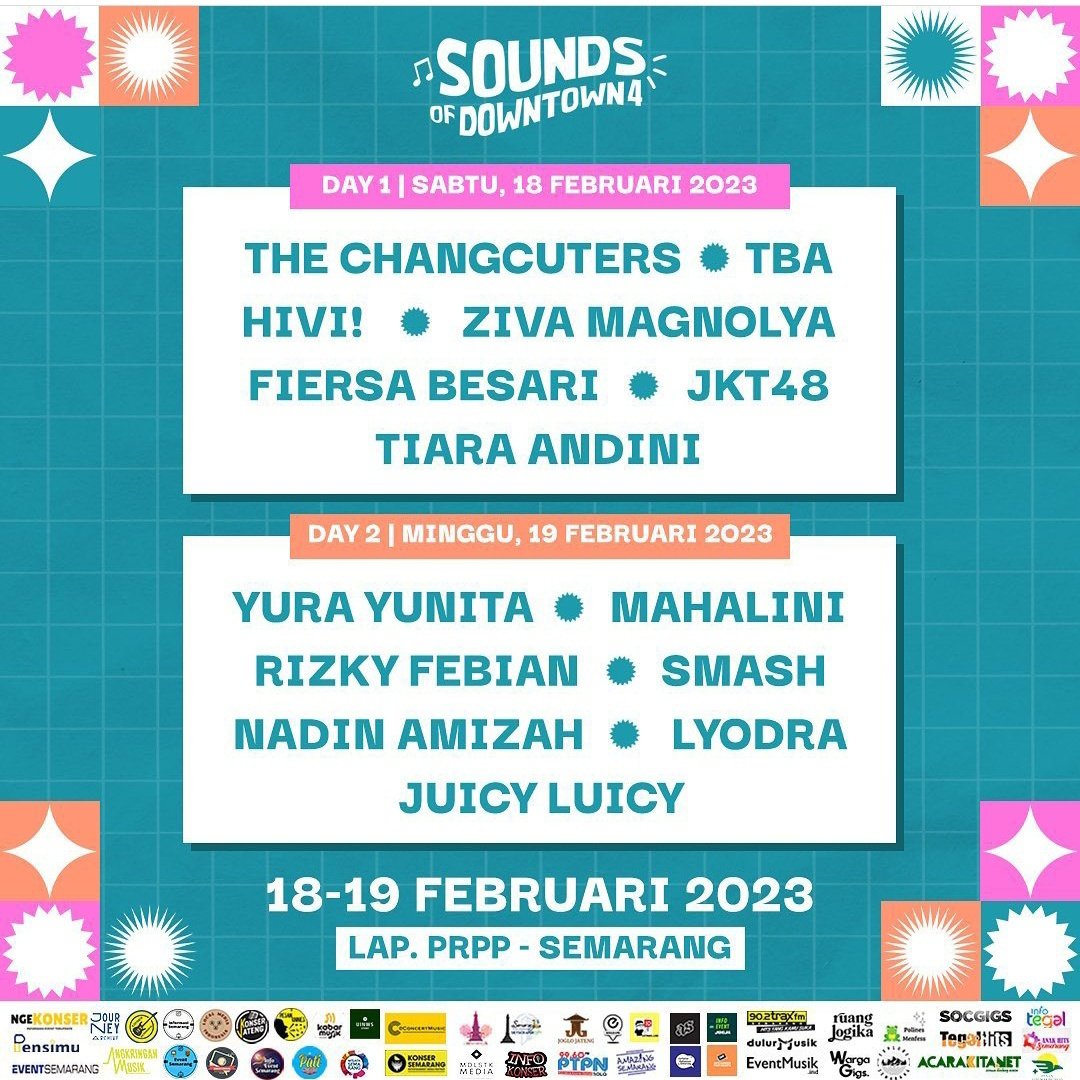 48info's tweet photo. Warga Semarang ๐ข
Ini dia line up @officialJKT48 yang bakal tampil 18 Februari nanti di Sound Of Downtown Vol 4!
Ada oshi Kalian ga di sini?
#SODFestival #SoundsofDowntown #SODVol4 #KonserSemarang #EventSemarang #EventJateng #konserjateng https://t.co/Wu8DBCXhGc