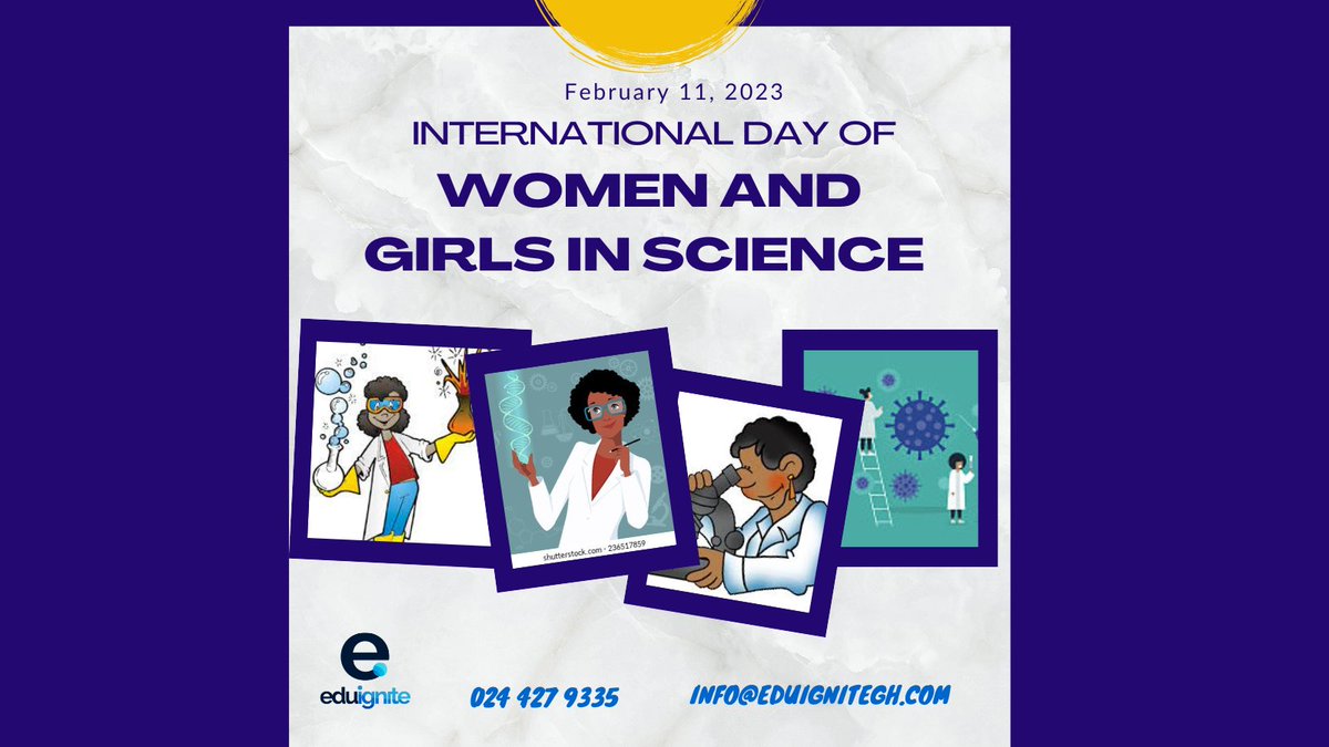 edu_ignite's tweet photo. Let's celebrate the hard work of women and girls in science.
Happy International Day of Women and Girls in Science.

#InternationalDayofWomenandGirlsinScience https://t.co/s8RkO1MykY