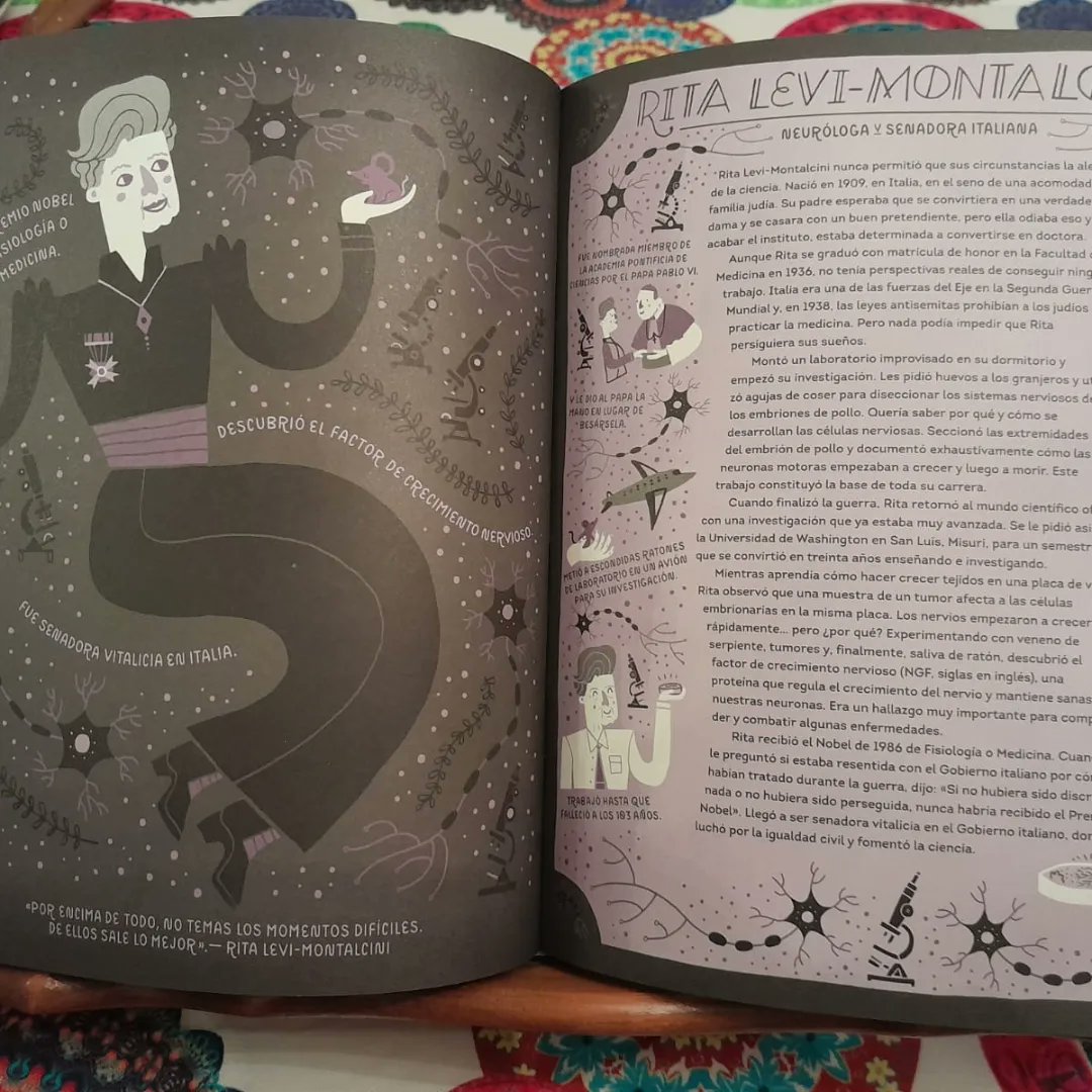 En las tardes frías de invierno disfruta de una infusión y un buen libro. Hoy os recomendamos "Mujeres de ciencia", un recorrido por la vida de 50 mujeres magníficas y excepcionales. Feliz día de la mujer y la niña en la ciencia.